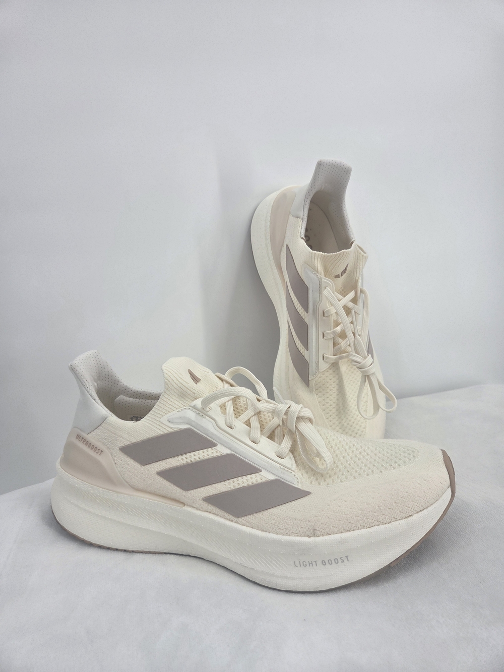 adidas Ultraboost 5X Women’s 11 Off White Wonder Taupe Running Shoes JQ2931